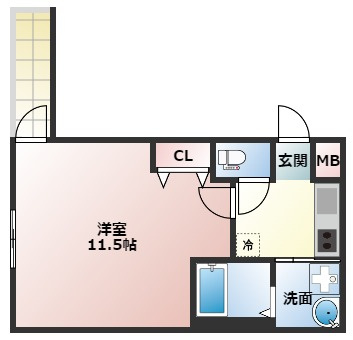 【間取り】 | フジパレス阪南町Ⅱ番館