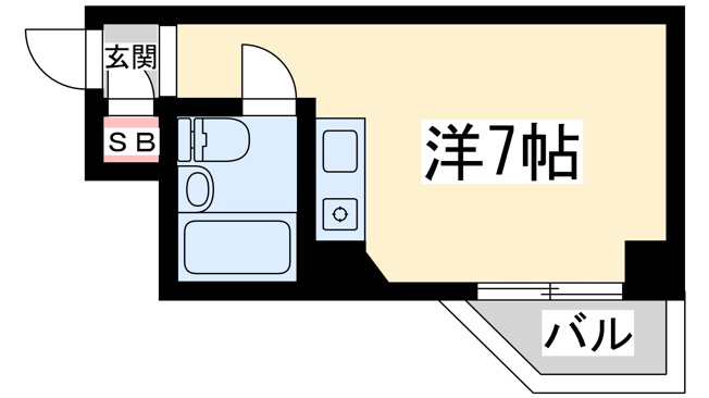 【間取り】 | ネオハイツ第3新大阪