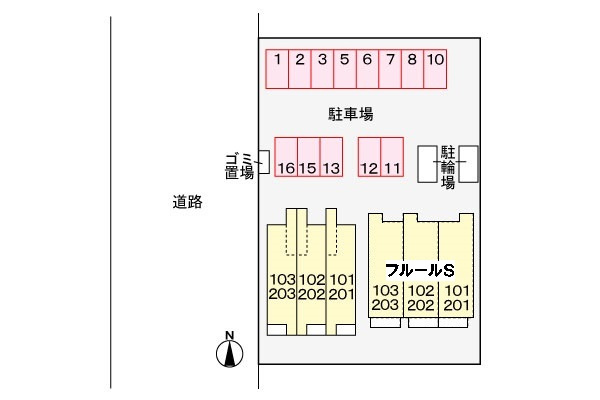 フル－ルＳの区画図