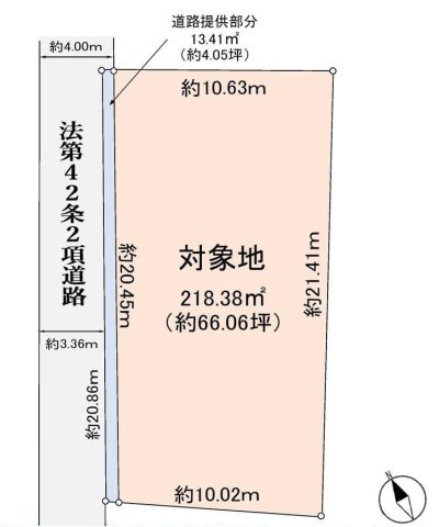 武蔵野市吉祥寺北町1丁目 中央線 吉祥寺駅 売地の土地図
