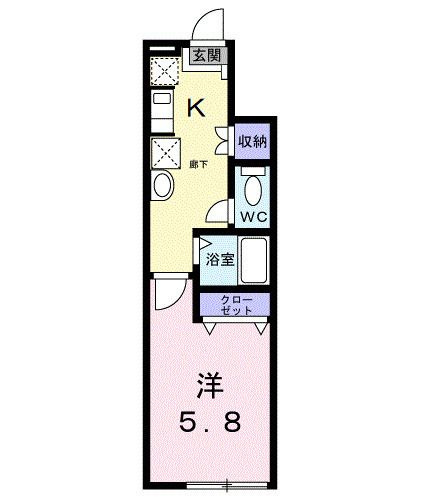 セイバリー　スマイルⅡの間取り