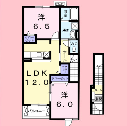 マードレ　Ⅱの間取り