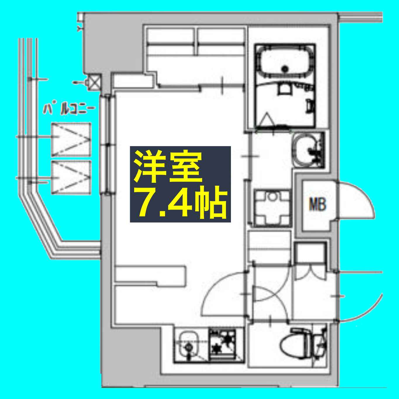 S-RESIDENCE庄内通駅前curere(クラーレ)　の間取り