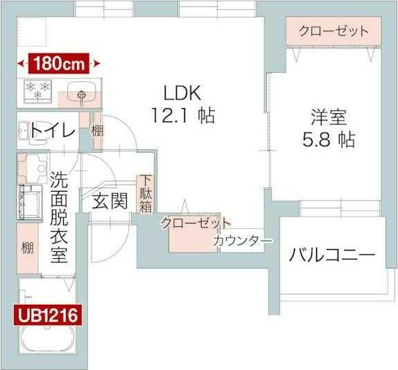アオテラス目黒の間取り