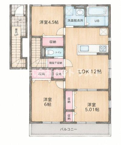 【間取り】 | リーブルファイン南平野