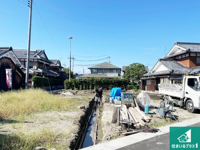 守山市小島町　第6期　新築一戸建ての外観|現在建築中！落ち着いた街並みで新生活を始めることが出来そう！周辺の物件も併せてご紹介させて頂きます！