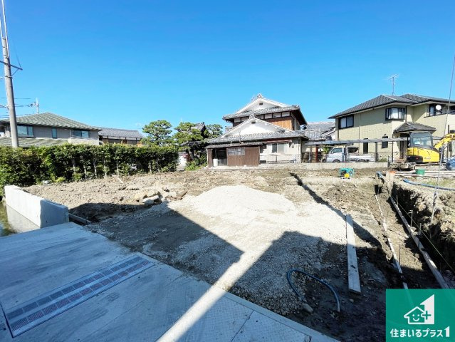 守山市小島町　第6期　新築一戸建ての外観|現在の進捗状況です！順調に作業進行中、完成が待ち遠しいです！詳細の間取り等、お気軽にお問い合わせください！
