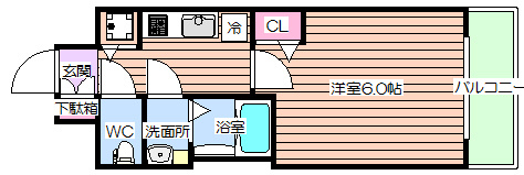 【間取り】 | プレサンス梅田東アルファ