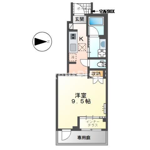 メゾン・ド・ラ・ソネット（Maison de la Sonnette）の間取り