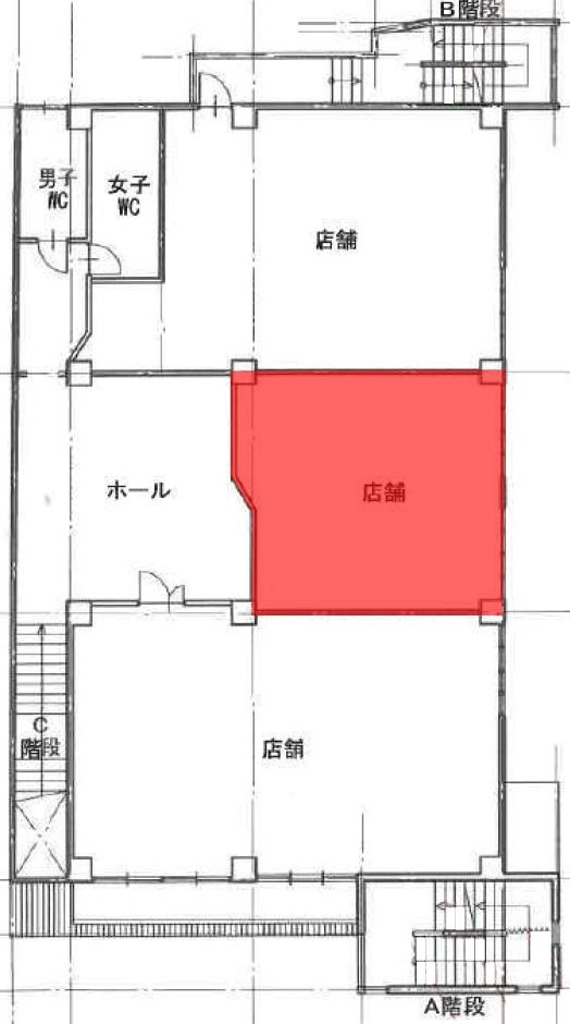 てんぐ屋西新Ⅴ、２F-A2の間取り