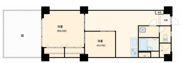 秀和東中野レジデンスの間取り