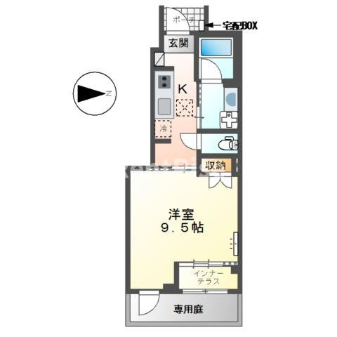 メゾン・ド・ラ・ソネット（Maison de la Sonnette）の間取り