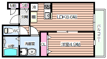 【間取り】 | CASA CALMA野田