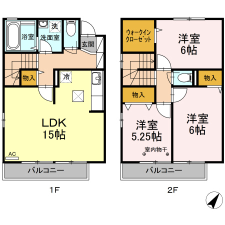 あざみのひるずⅠの間取り