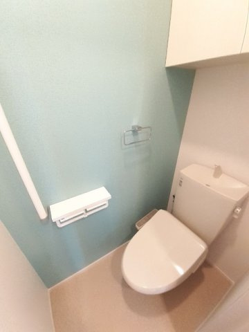 ル・クール　Ａのトイレ|落ち着いた色調のトイレです