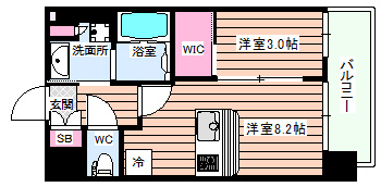 【間取り】 | Luxe新大阪Ⅵ