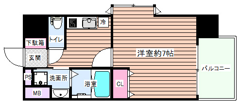 【間取り】 | ALZA松ヶ枝Ⅱ