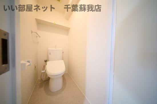 ＰＬＥＮＤＹ千葉みなとのトイレ|落ち着いたトイレです