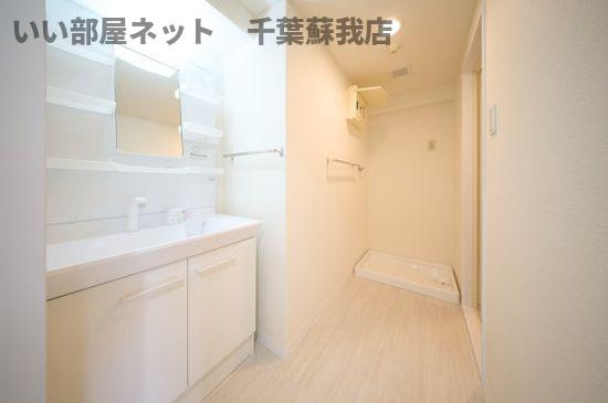 ＰＬＥＮＤＹ千葉みなとの洗面所|忙しい朝には欠かせない洗面所です