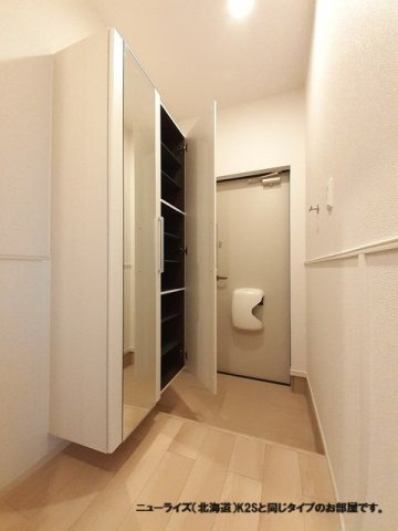 パークハイツモアの玄関|きれいな玄関です