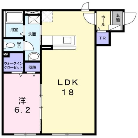 アニメートⅢの間取り