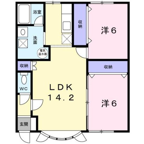 ＰＡＲＫ喜多川Ｄの間取り