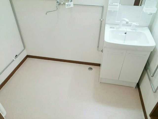 ＰＡＲＫ喜多川Ｄの洗面所|広い洗面スペース