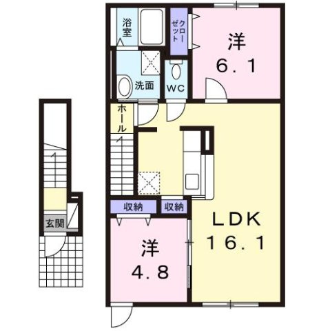 ビリーブ　グットⅠの間取り