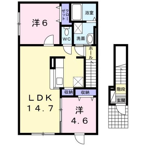 ライブヒルズ４８の間取り