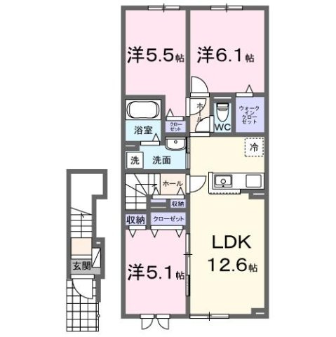ココルの間取り