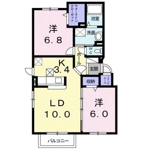 ラフィナートⅡの間取り