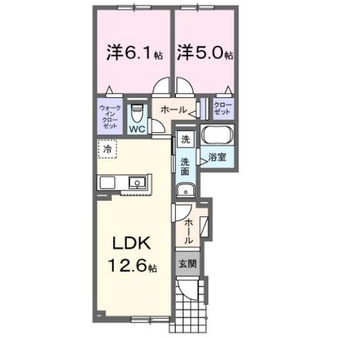 ベルメゾンＧの間取り