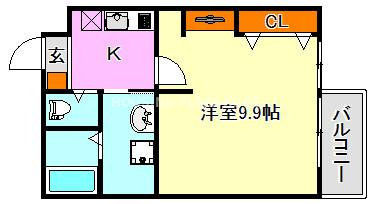 エヌエムサンカンテキャトフＡ棟の間取り