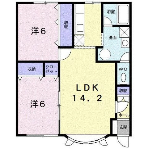 ＰＡＲＫ喜多川Ｃの間取り