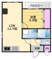 【間取り】 | ウエムラグレース忠岡町