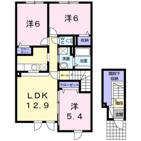 フレグランス３９の間取り