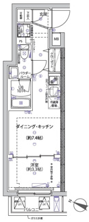 【間取り】 | スパシエ　ベルタ　板橋本町