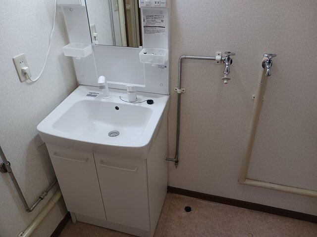 ＰＡＲＫ喜多川Ｄの洗面所|脱衣スペースもあります