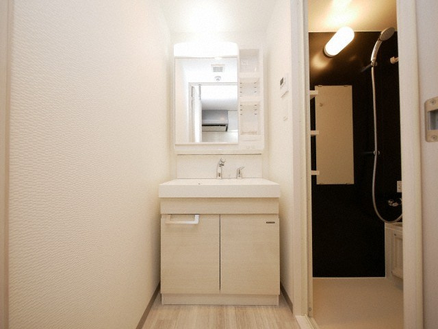 S-RESIDENCE日本橋Qualierの独立洗面台
