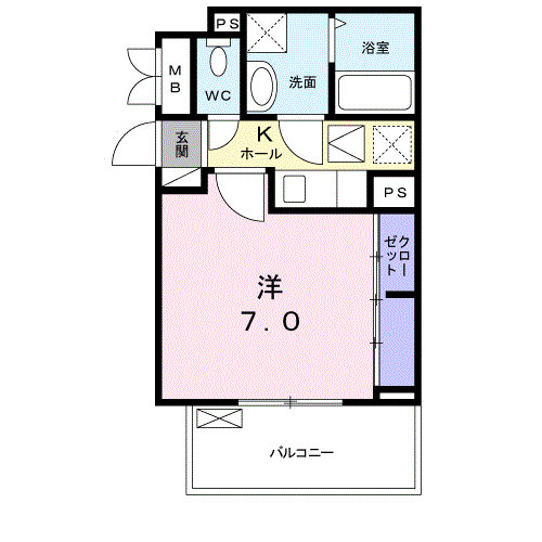 リバーセゾン北戸田　の間取り