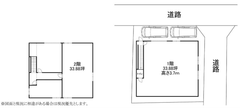 所沢市大字亀ケ谷の倉庫の間取り