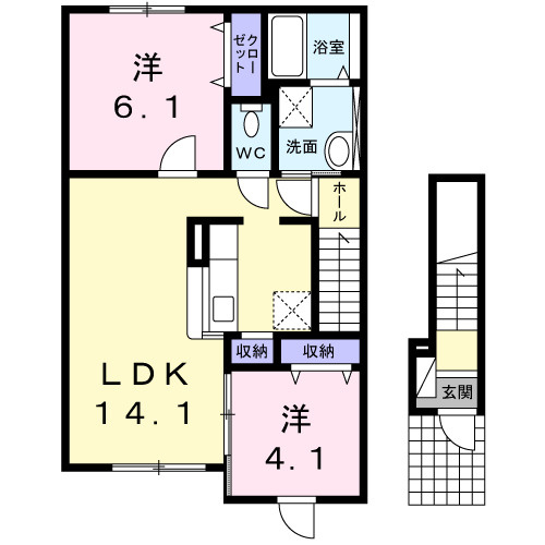かりんの間取り
