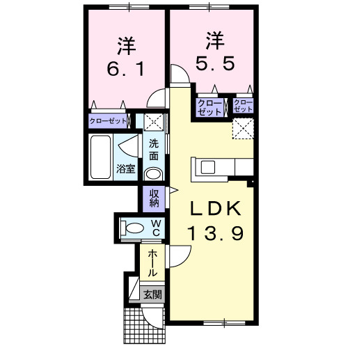 パンプキンⅤの間取り