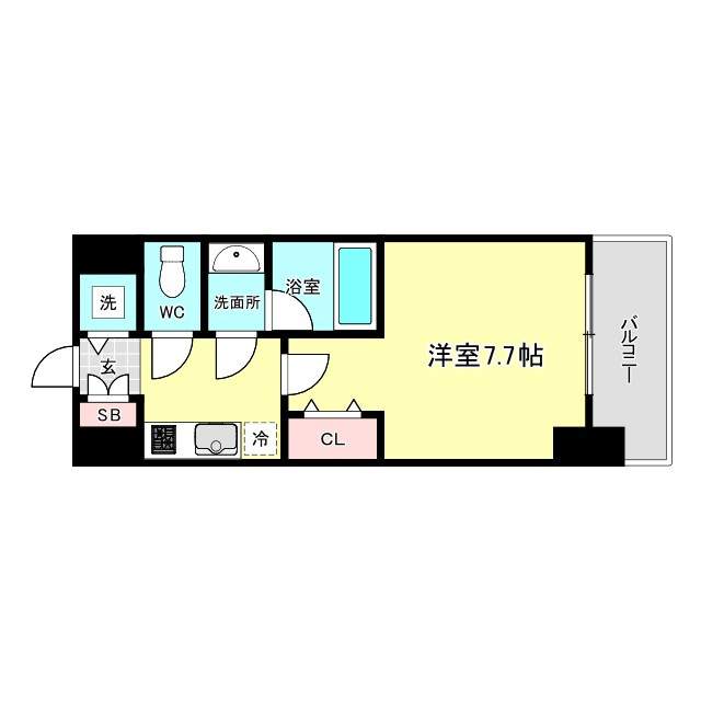 S-RESIDENCE福島Luxeの間取り