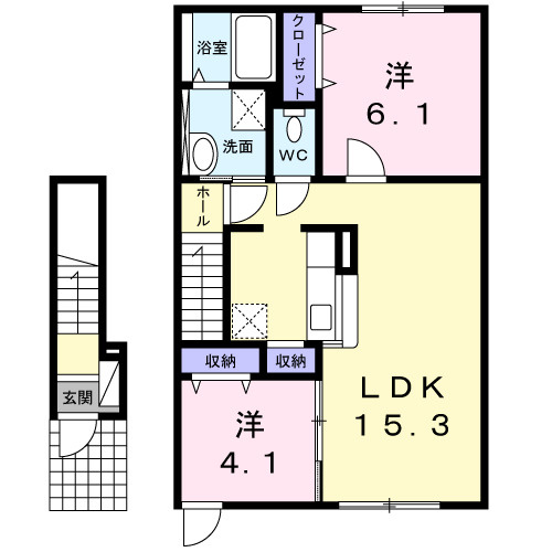 セレーノⅡの間取り
