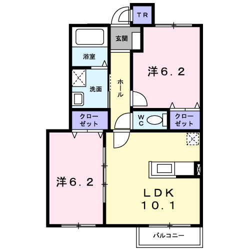 メゾン　フェリーチェの間取り