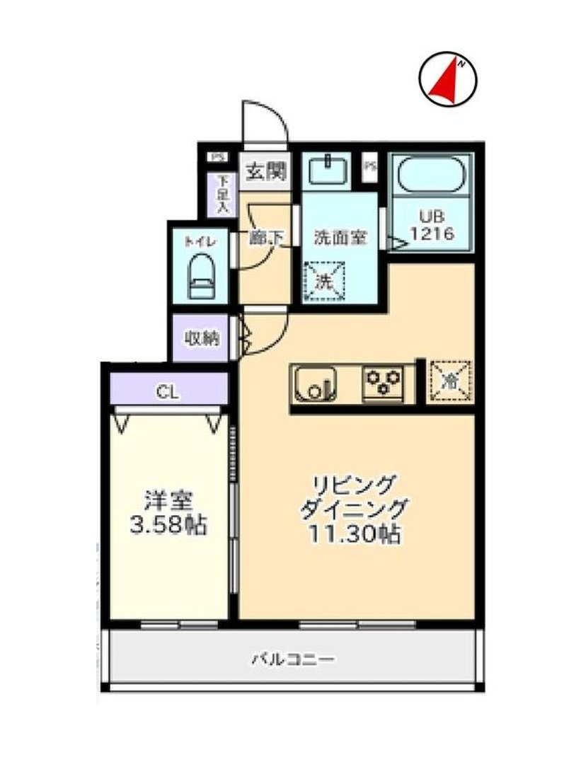 アイリス東所沢の間取り