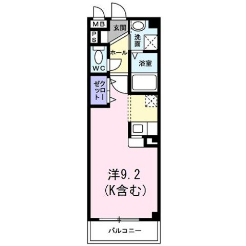 レインボー　スクエアの間取り