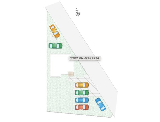 【区画図】 | 熊谷市御正新田　新築戸建　全3区画　　1号棟