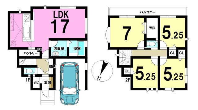新築戸建の間取り